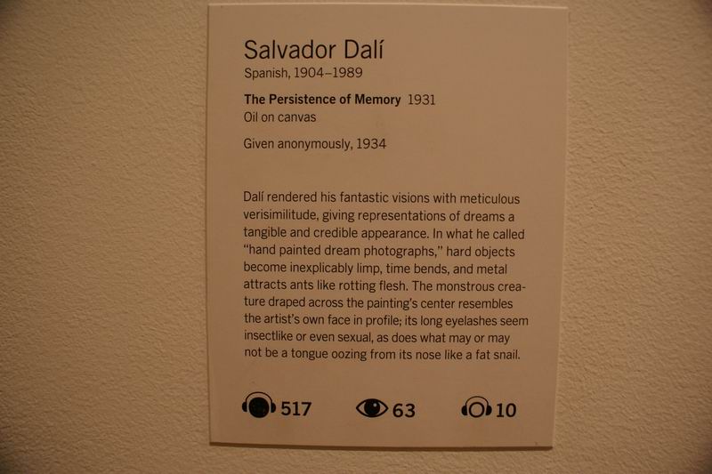 [In NY - At the MOMA, Picasso & Dali 뉴욕현대미술관, 피카소/달리] - 사진을 클릭하시면 원본크기를 보실 수 있습니다.