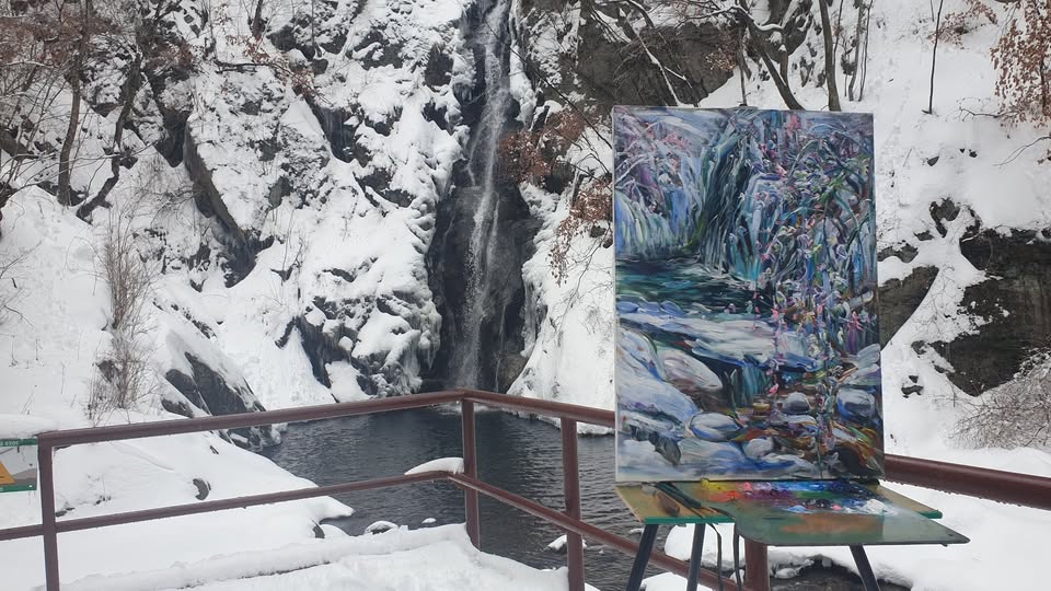 [Painting in the Snow 설중매 그리기] - 사진을 클릭하시면 원본크기를 보실 수 있습니다.