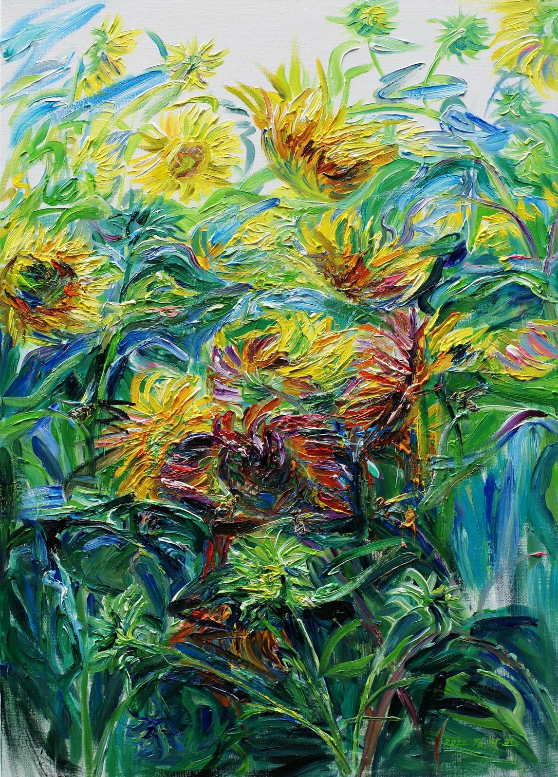 [Recent Work : Breezing Petals-Sunflower 해바라기] - 사진을 클릭하시면 원본크기를 보실 수 있습니다.